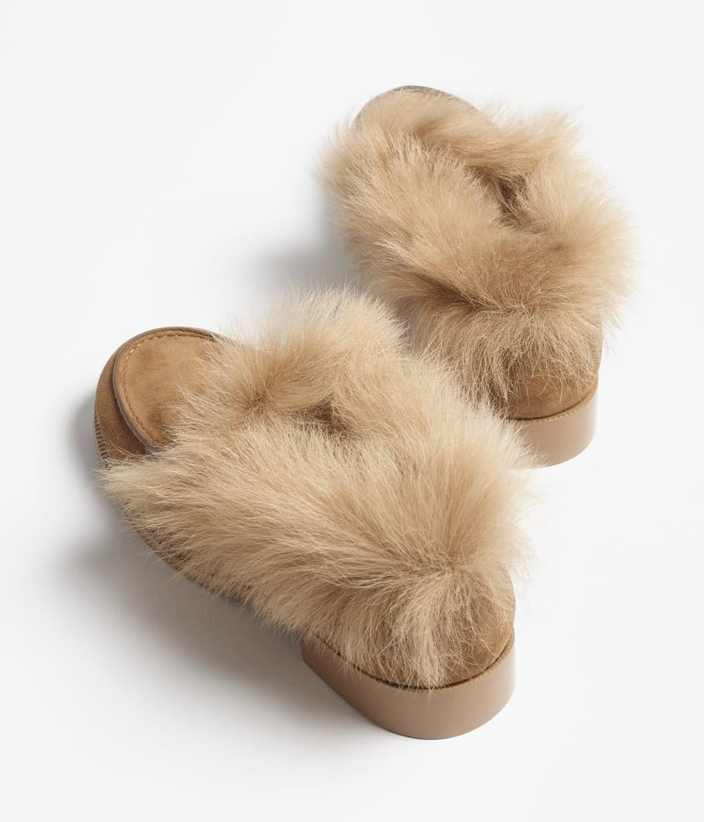 Goat Suede Lambskin Shoes